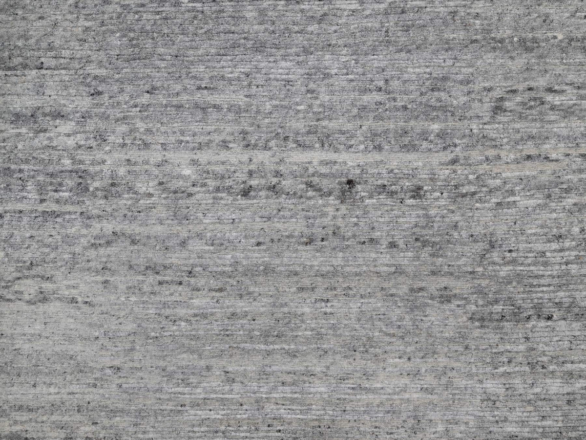 Modern / Contemporary hand-knotted wool rug in Gray, 8' x 9'10" — SKU O091418 (view 8)