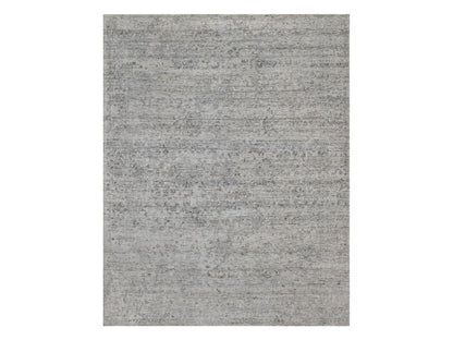 Modern / Contemporary hand-knotted wool rug in Ivory, 7'10" x 10' — SKU O091423