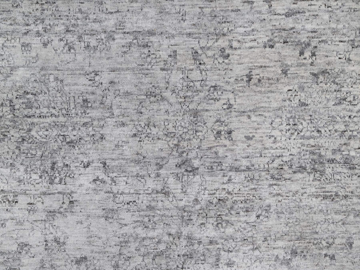 Modern / Contemporary hand-knotted wool rug in Ivory, 7'10" x 10' — SKU O091423 (view 8)