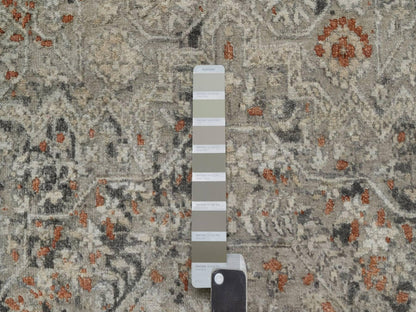 Mamluk Mamluk hand-knotted wool rug in Gray, 7'9" x 9'11" — SKU O091442 (view 7)