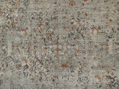 Mamluk Mamluk hand-knotted wool rug in Gray, 7'9" x 9'11" — SKU O091442 (view 8)