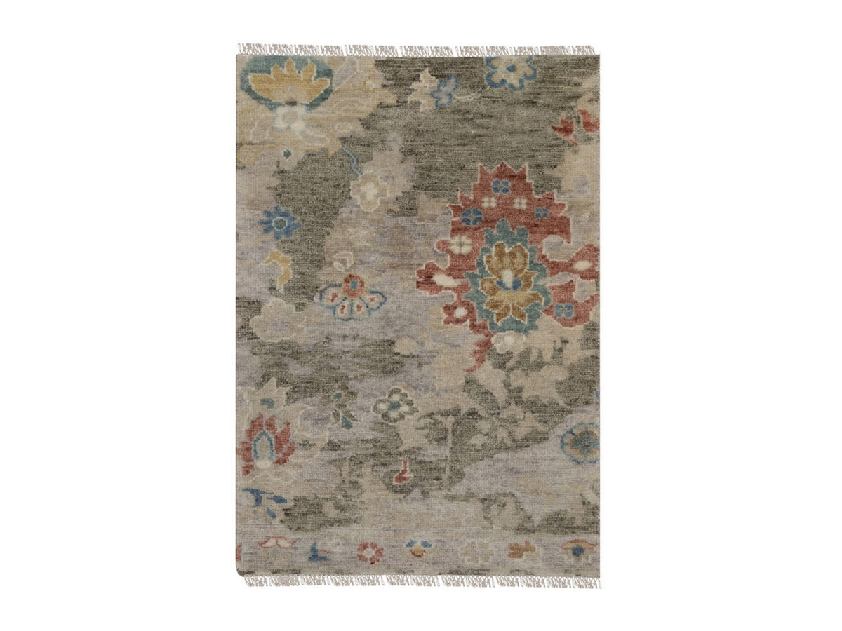 Oushak Oushak hand-knotted wool rug in Gray, 2'1" x 3' — SKU O091448