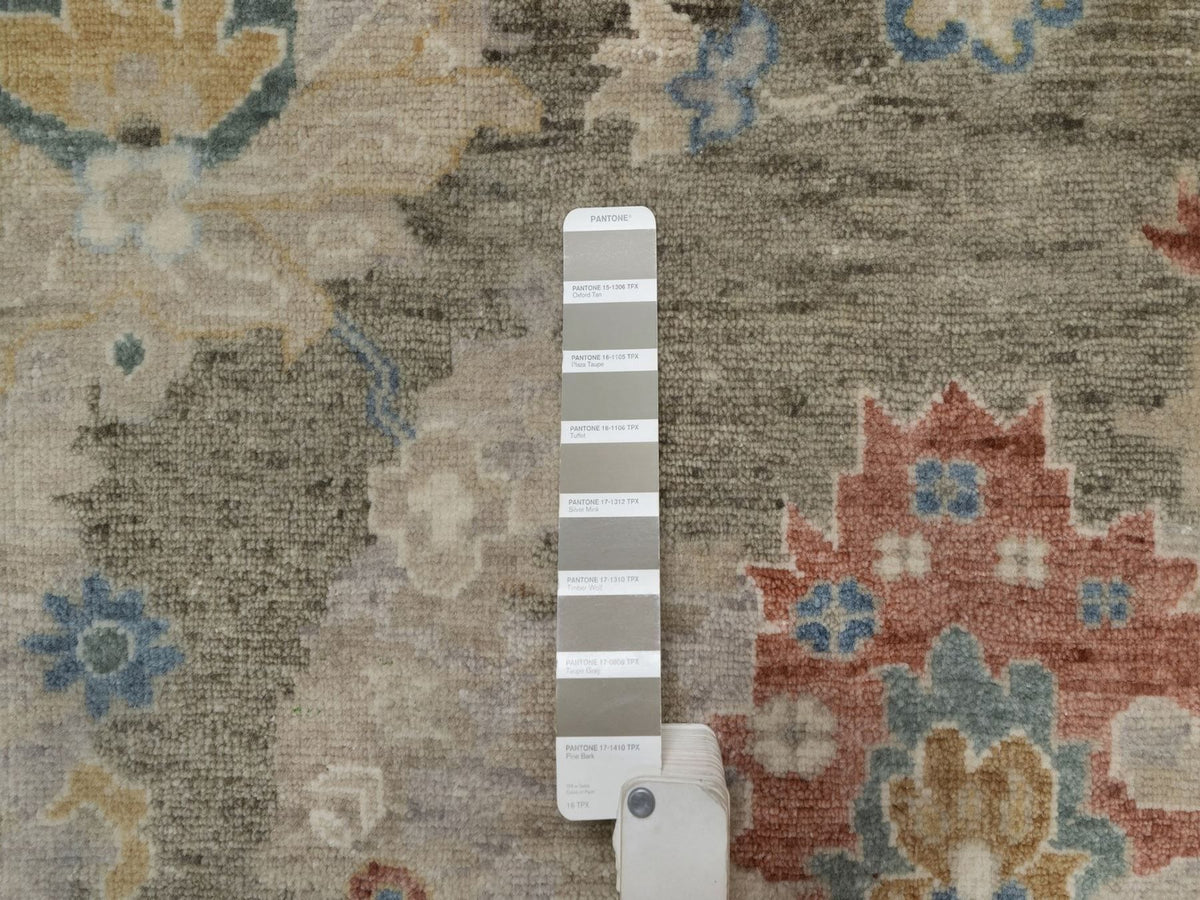 Oushak Oushak hand-knotted wool rug in Gray, 2'1" x 3' — SKU O091448 (view 4)