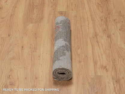 Oushak Oushak hand-knotted wool rug in Gray, 2'1" x 3' — SKU O091448 (view 6)
