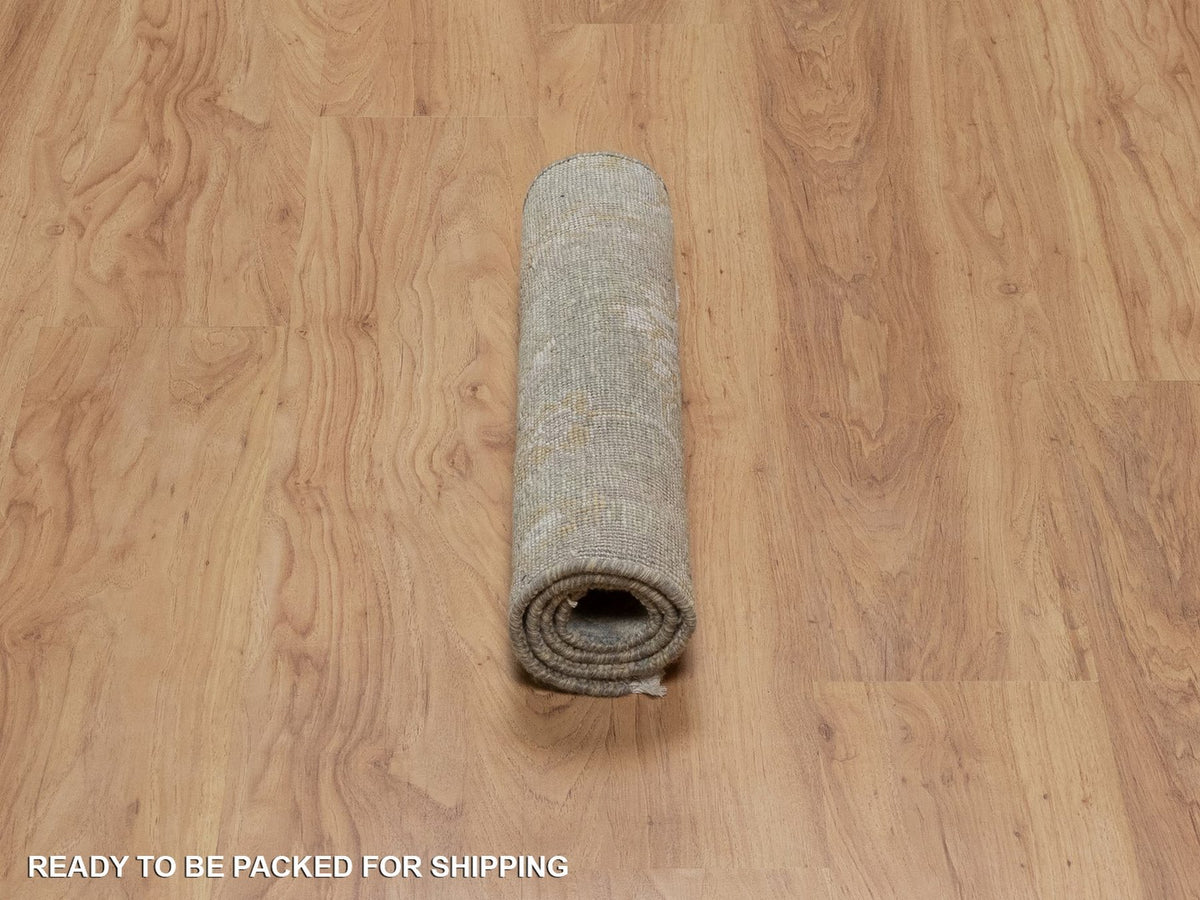 Oushak Oushak hand-knotted wool rug in Brown, 2' x 3' — SKU O091449 (view 6)