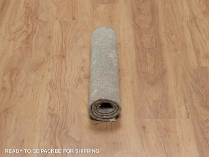 Oushak Oushak hand-knotted wool rug in Brown, 2' x 3' — SKU O091449 (view 6)