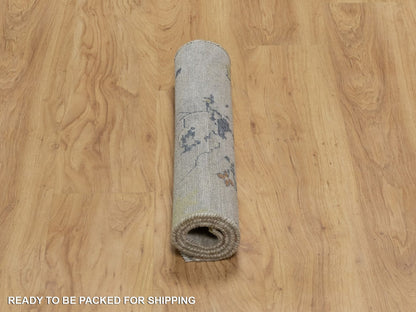 Agra Oushak hand-knotted wool rug in Gray, 2'1" x 3' — SKU O091454 (view 6)