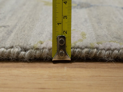 Agra Oushak hand-knotted wool rug in Gray, 2'1" x 3' — SKU O091454 (view 7)