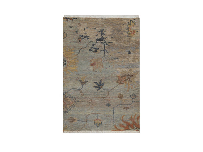 Oushak Oushak hand-knotted wool rug in Gray, 2'1" x 3' — SKU O091455