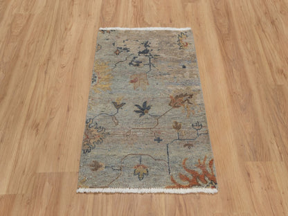 Oushak Oushak hand-knotted wool rug in Gray, 2'1" x 3' — SKU O091455 (view 2)