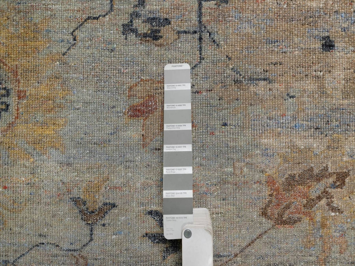 Oushak Oushak hand-knotted wool rug in Gray, 2'1" x 3' — SKU O091455 (view 4)