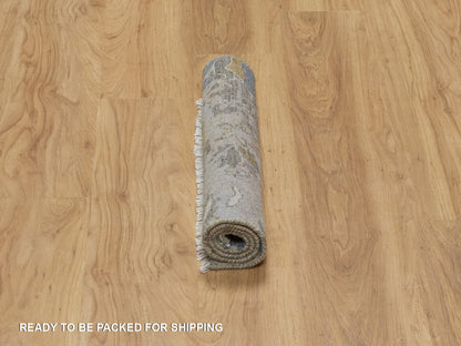 Oushak Oushak hand-knotted wool rug in Ivory, 2' x 3'1" — SKU O091465 (view 6)