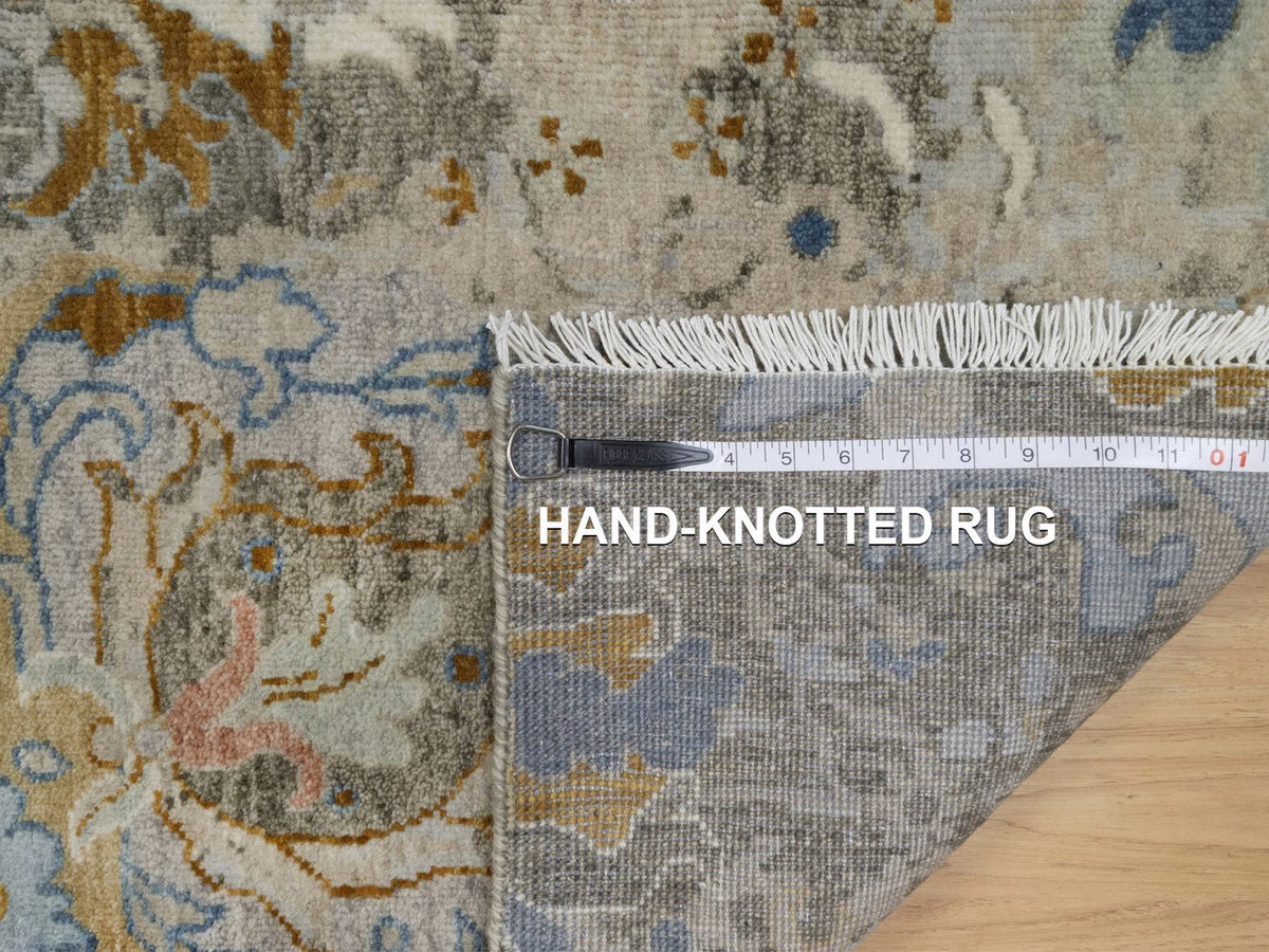 Oushak Oushak hand-knotted wool rug in Ivory, 2' x 3'1" — SKU O091465 (view 8)
