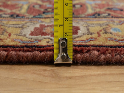 Heriz Heriz hand-knotted wool rug in Red & Gold, 2'1" x 3'3" — SKU O091484 (view 7)