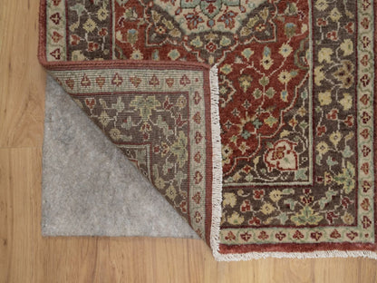 Tabriz Fine Oriental hand-knotted wool rug in Red & Brown, 2'1" x 3'1" — SKU O091490 (view 3)