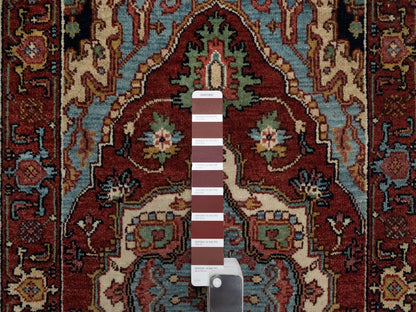 Heriz Heriz hand-knotted wool rug in Red, 2' x 3'3" — SKU O091492 (view 4)