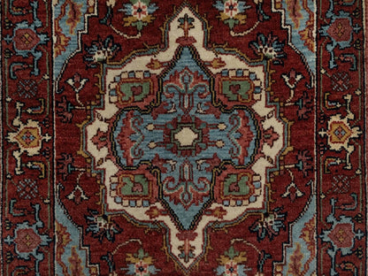 Heriz Heriz hand-knotted wool rug in Red, 2' x 3'3" — SKU O091492 (view 5)