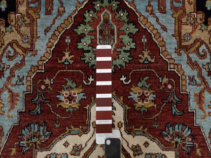Heriz Heriz hand-knotted wool rug in Red, 3' x 5' — SKU O091497 (view 4)