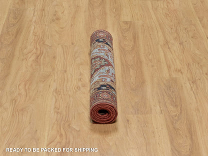 Heriz Heriz hand-knotted wool rug in Red, 3' x 5' — SKU O091497 (view 6)