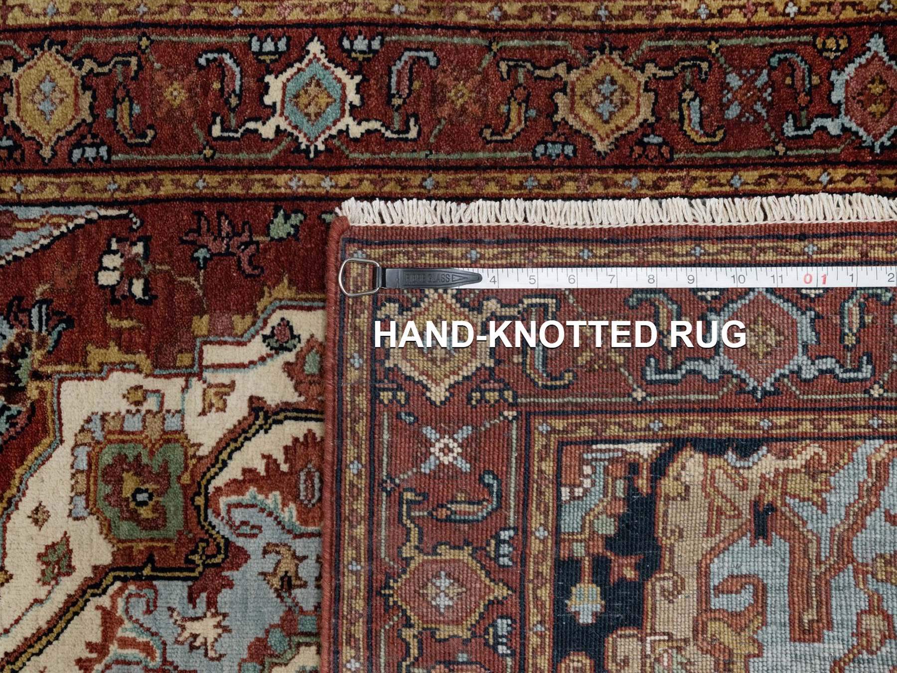 Heriz Heriz hand-knotted wool rug in Red, 3' x 5' — SKU O091497 (view 8)