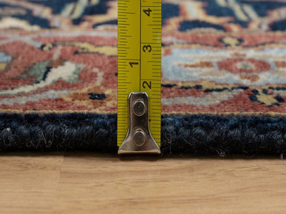 Blue 2'6" x 20'1" Heriz Hand knotted Wool Rug - Sku: O091512