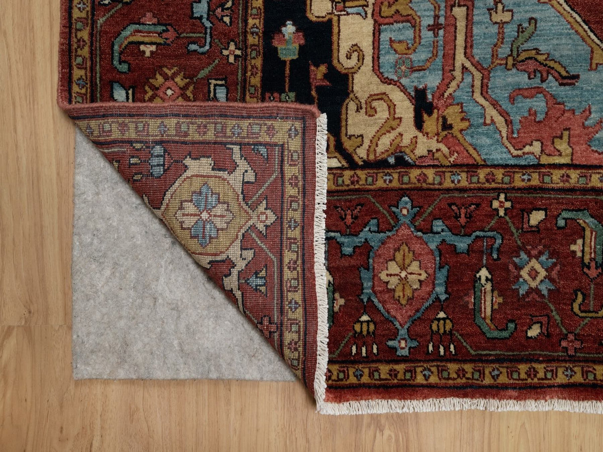 Heriz Heriz hand-knotted wool rug in Red, 6' x 9'2" — SKU O091515 (view 4)