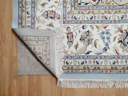 Blue 12'0" x 18'4" Fine Oriental Hand knotted Wool/Silk Rug - Sku: O091627