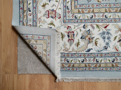 Blue 11'11" x 15'7" Fine Oriental Hand knotted Wool/Silk Rug - Sku: O091630