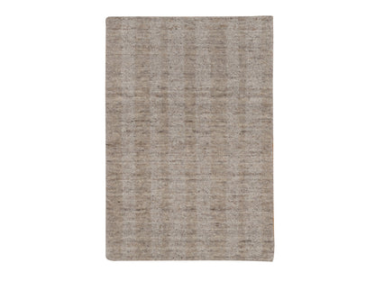 Brown 2'0" x 2'11" Modern and Contemporary Handloom Wool Rug - Sku: O091650