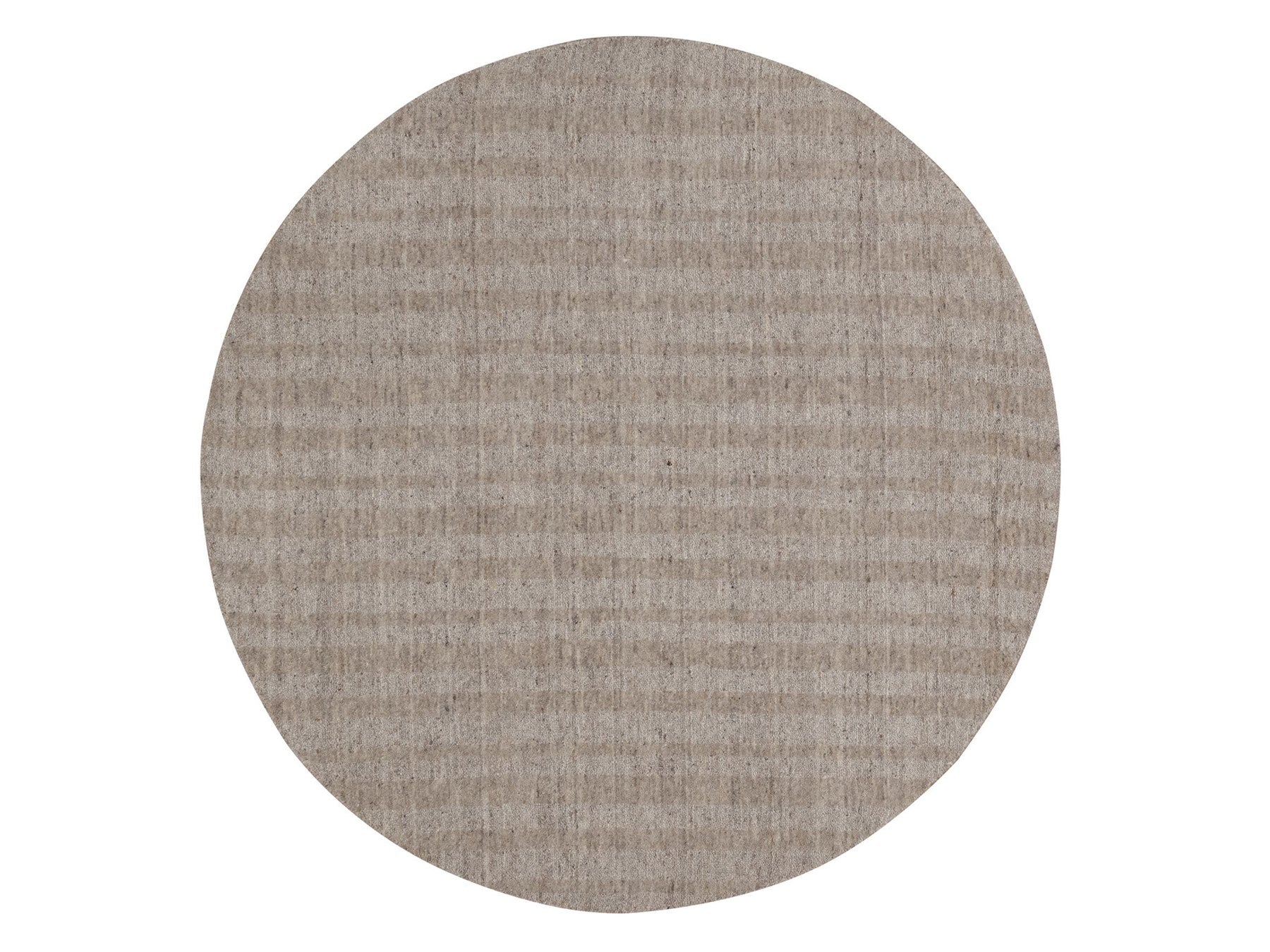 Brown 6'0" x 6'0" Modern and Contemporary Handloom Wool Rug - Sku: O091654