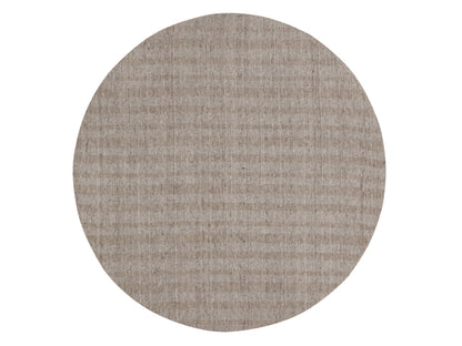 Brown 6'0" x 6'0" Modern and Contemporary Handloom Wool Rug - Sku: O091654