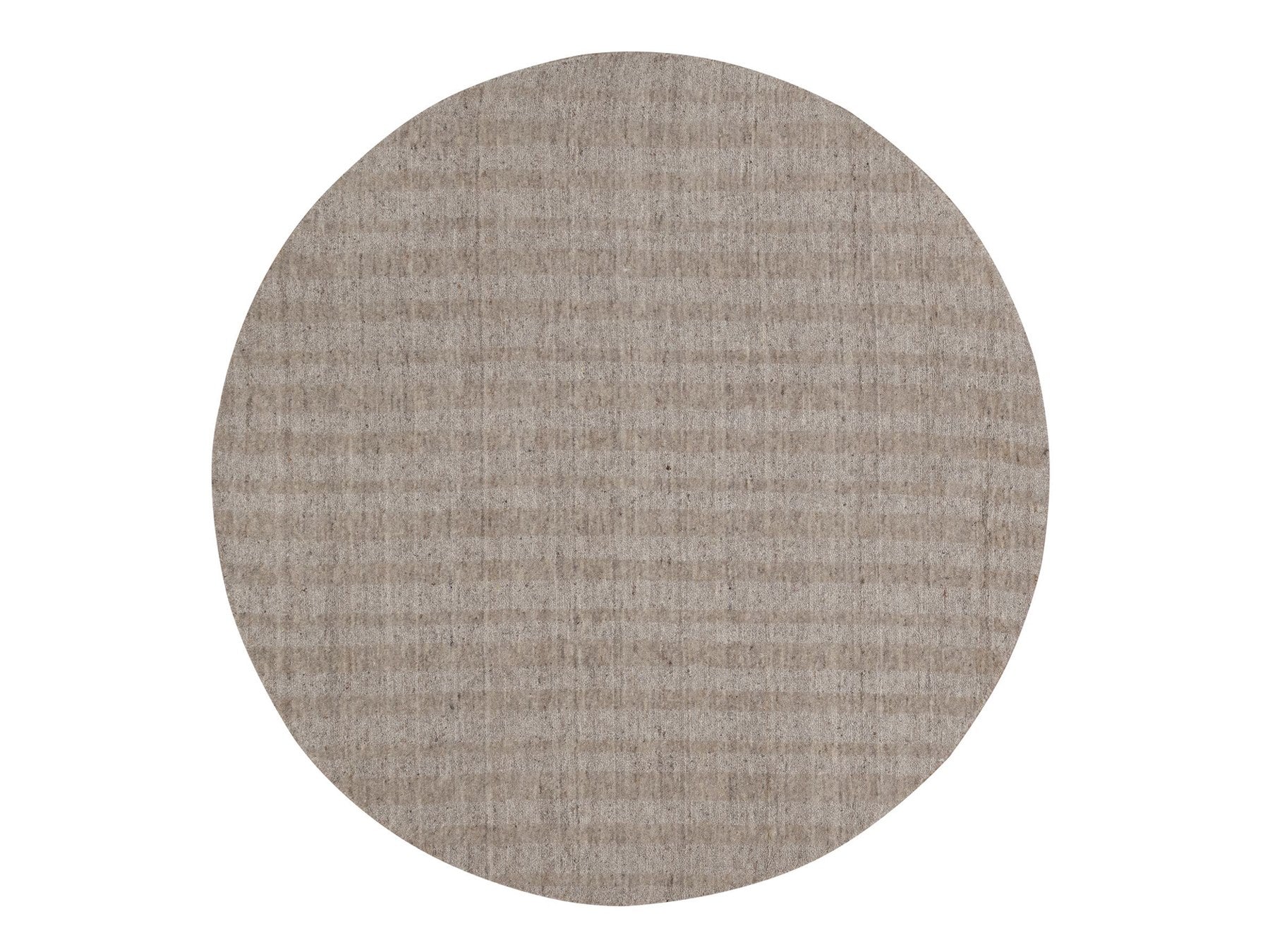 Brown 6'0" x 6'0" Modern and Contemporary Handloom Wool Rug - Sku: O091655