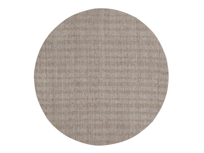 Brown 6'0" x 6'0" Modern and Contemporary Handloom Wool Rug - Sku: O091655
