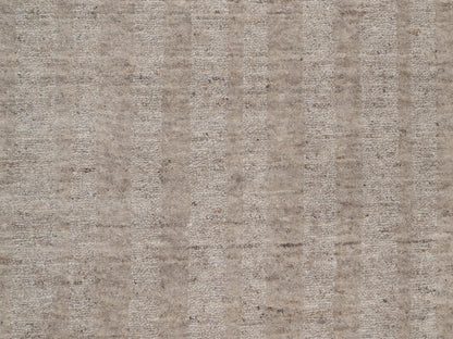 Brown 2'7" x 12'0" Modern and Contemporary Handloom Wool Rug - Sku: O091657