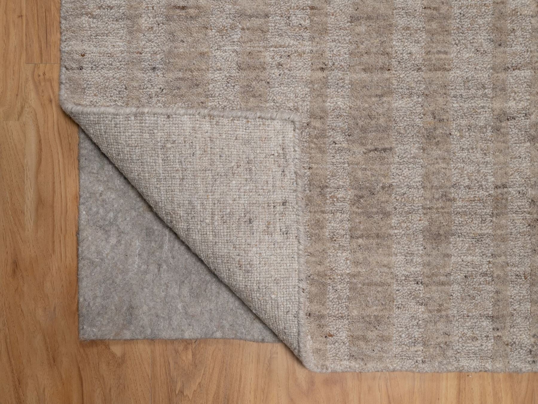 Modern / Contemporary hand-knotted wool runner in Brown, 2'7" x 8', SKU O091659 (view 3)