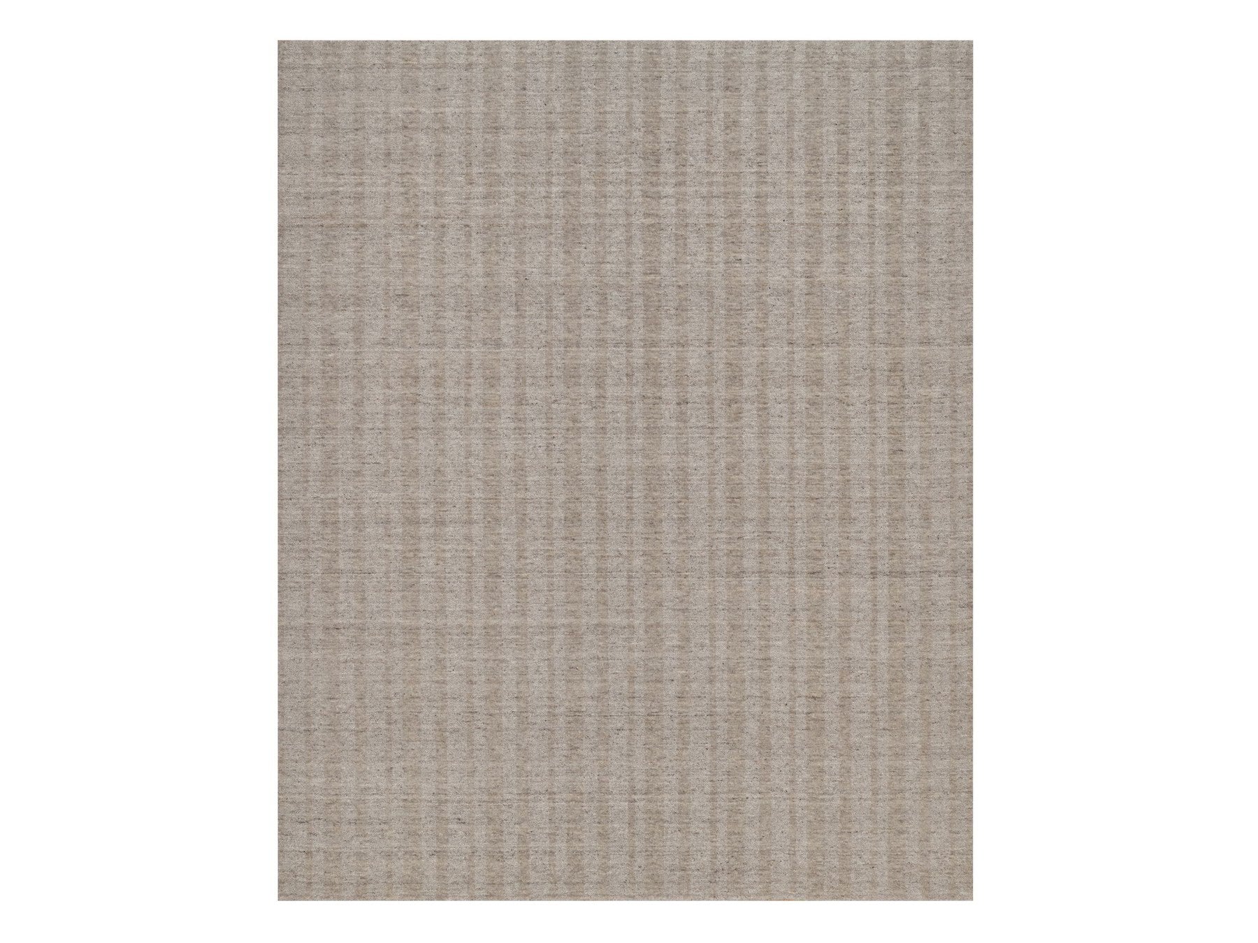 Brown 8'1" x 10'0" Modern and Contemporary Handloom Wool Rug - Sku: O091665