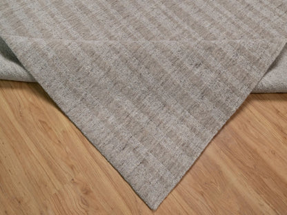 Modern / Contemporary hand-knotted wool rug in Brown, 8'1" x 10' — SKU O091665 (view 6)