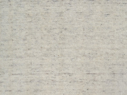 Modern / Contemporary hand-knotted wool runner in Ivory, 2'7" x 12' — SKU O091668 (view 5)