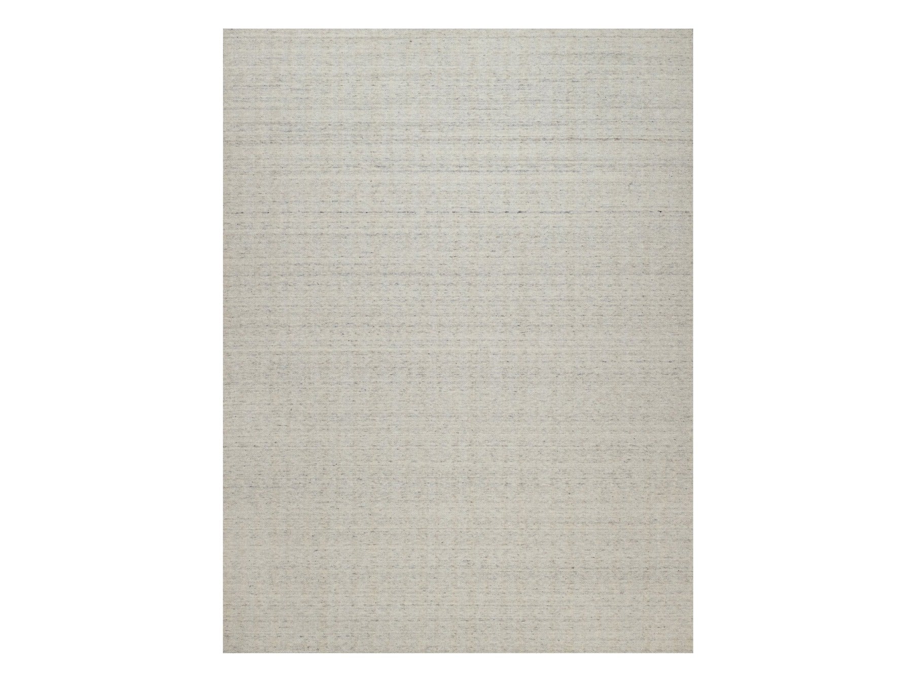Modern / Contemporary hand-knotted wool rug in Ivory, 8'11" x 12' — SKU O091673