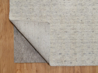 Modern / Contemporary hand-knotted wool rug in Ivory, 8'11" x 12' — SKU O091673 (view 4)
