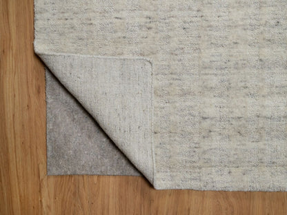 Modern / Contemporary hand-knotted wool rug in Ivory, 9'11" x 14' — SKU O091674 (view 4)