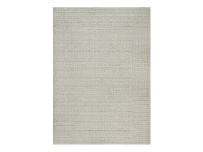 Modern / Contemporary hand-knotted wool rug in Ivory, 8'10" x 11'11" — SKU O091675