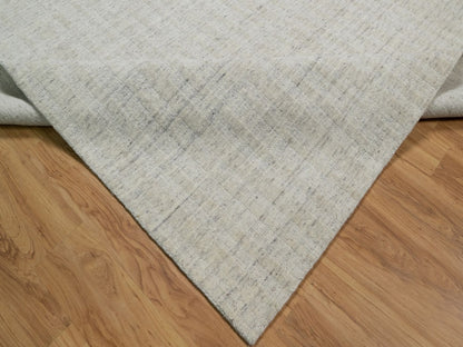 Modern / Contemporary hand-knotted wool rug in Ivory, 8'10" x 11'11" — SKU O091675 (view 6)