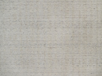 Modern / Contemporary hand-knotted wool rug in Ivory, 8'10" x 11'11" — SKU O091675 (view 8)