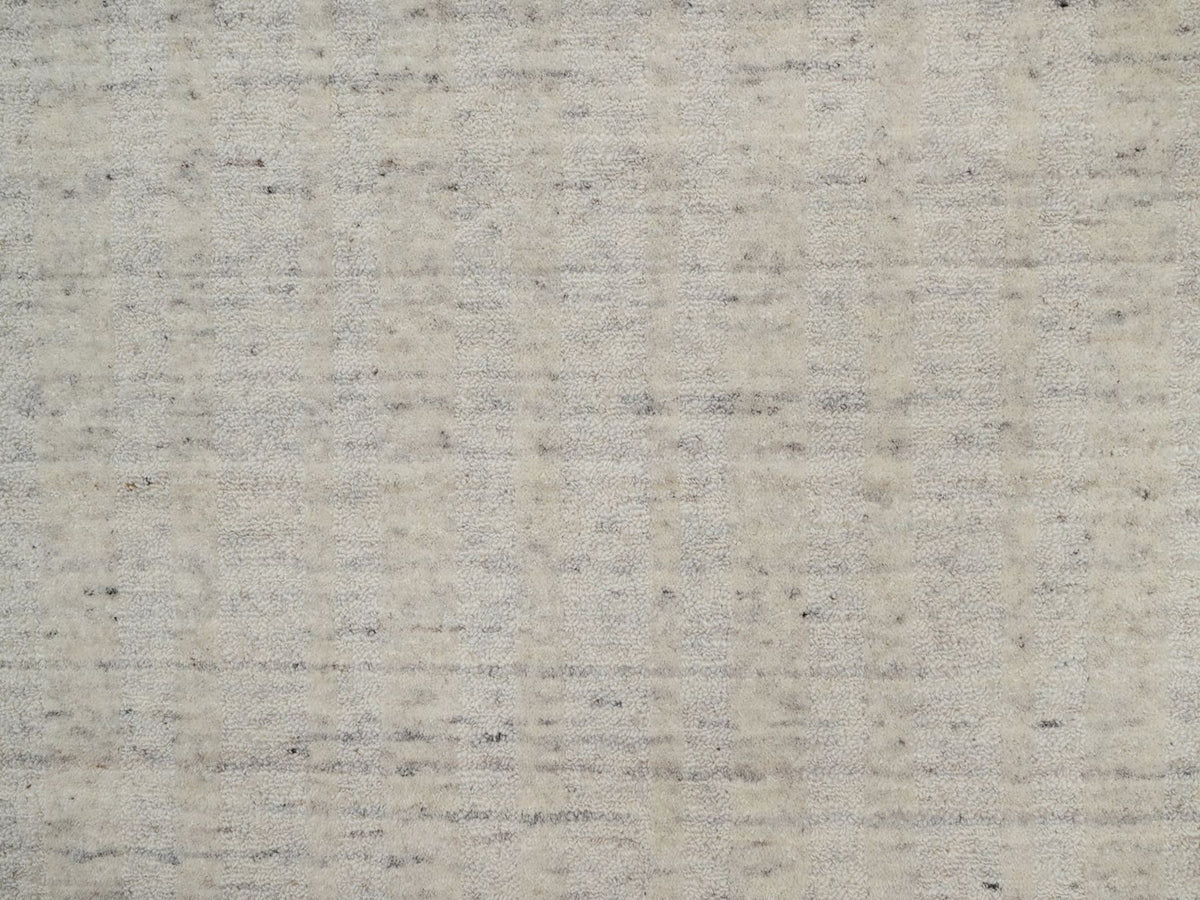 Modern / Contemporary hand-knotted wool rug in Ivory, 6' x 6' — SKU O091678 (view 5)