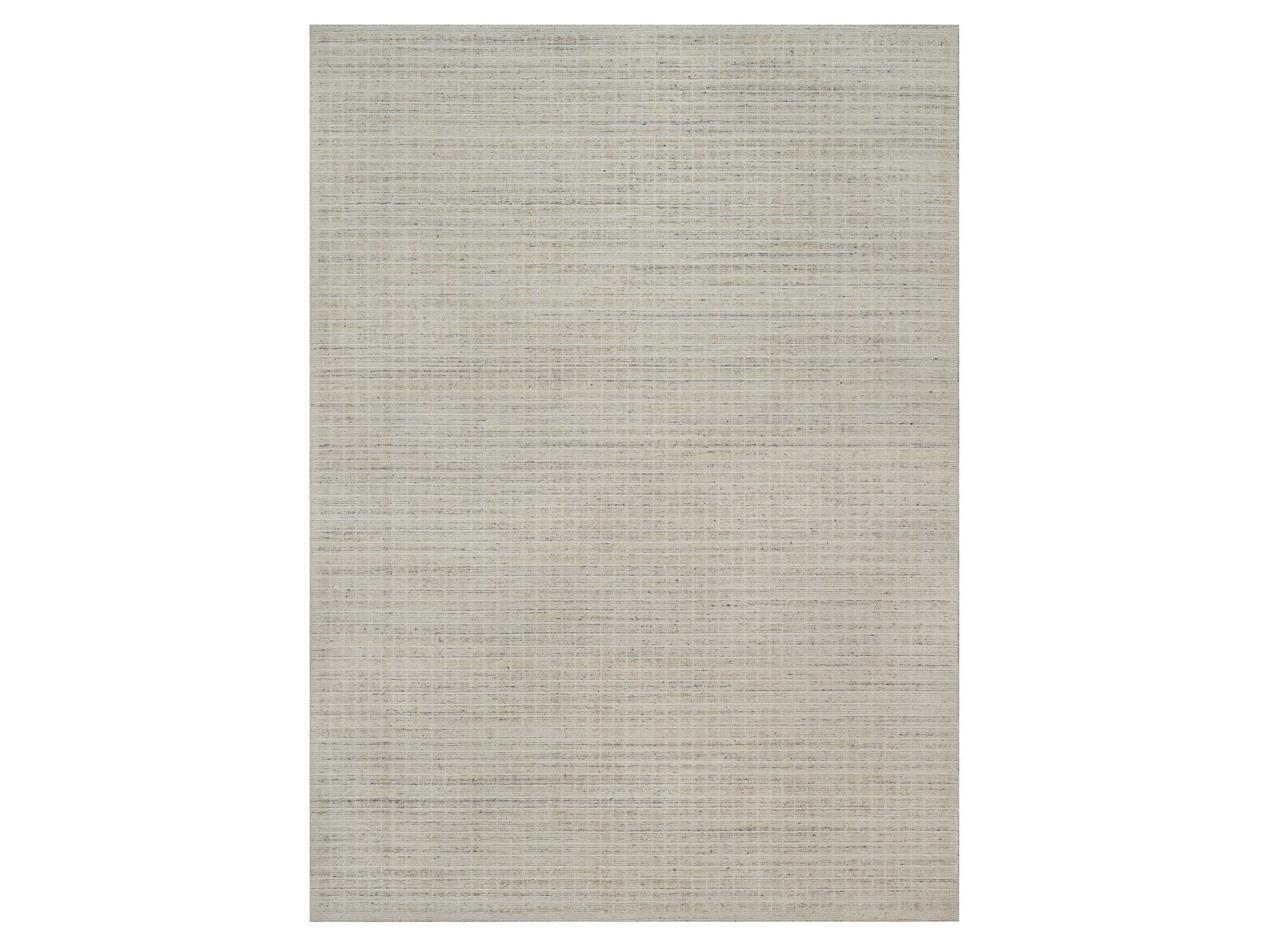 Modern / Contemporary hand-knotted wool rug in Ivory, 10'1" x 14' — SKU O091684