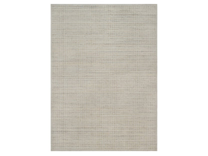 Modern / Contemporary hand-knotted wool rug in Ivory, 10'1" x 14' — SKU O091684