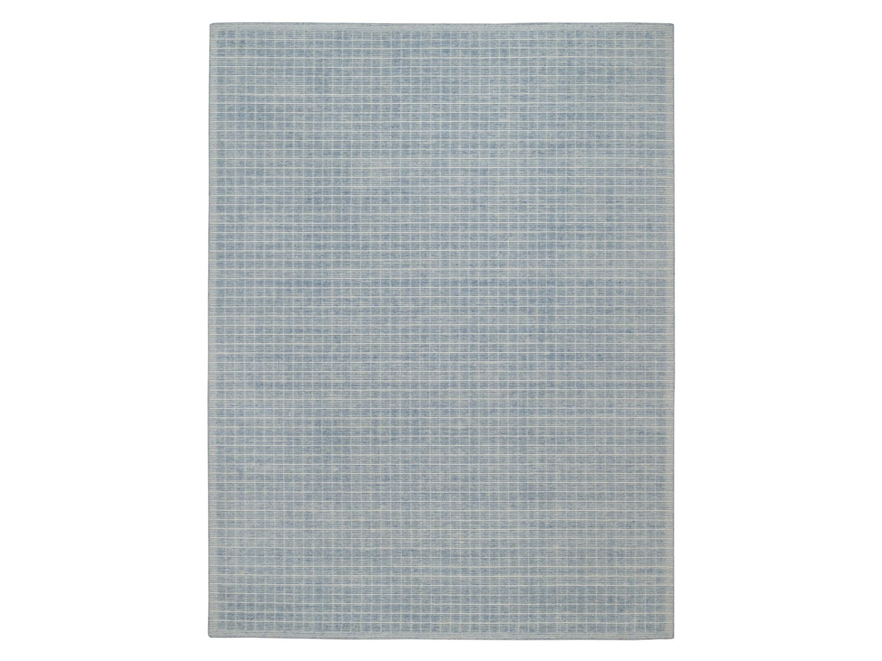Blue 9'1" x 12'0" Modern and Contemporary Handloom Wool Rug - Sku: O091687