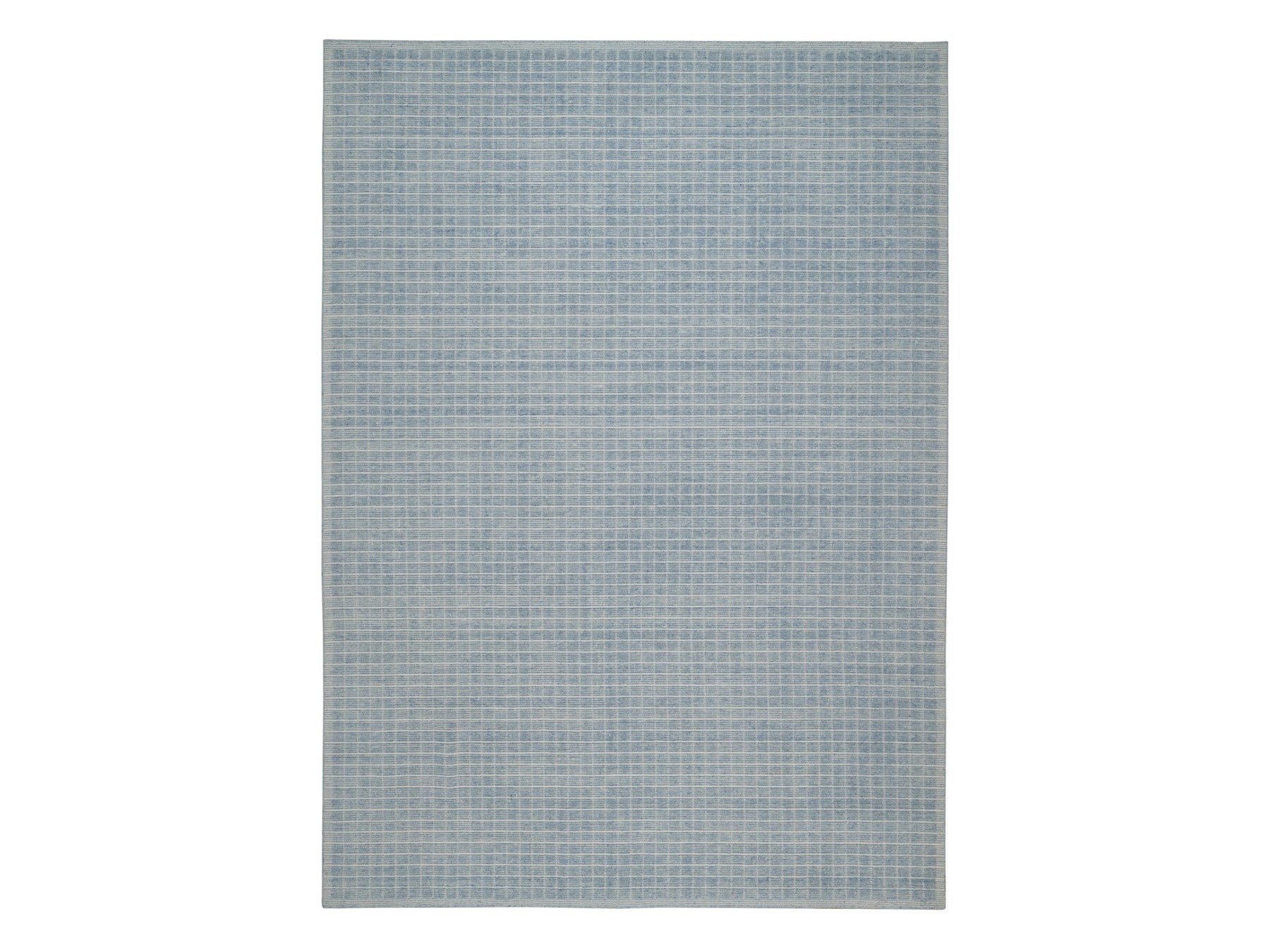 Blue 10'1" x 13'11" Modern and Contemporary Handloom Wool Rug - Sku: O091688