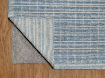 Blue 10'1" x 13'11" Modern and Contemporary Handloom Wool Rug - Sku: O091688